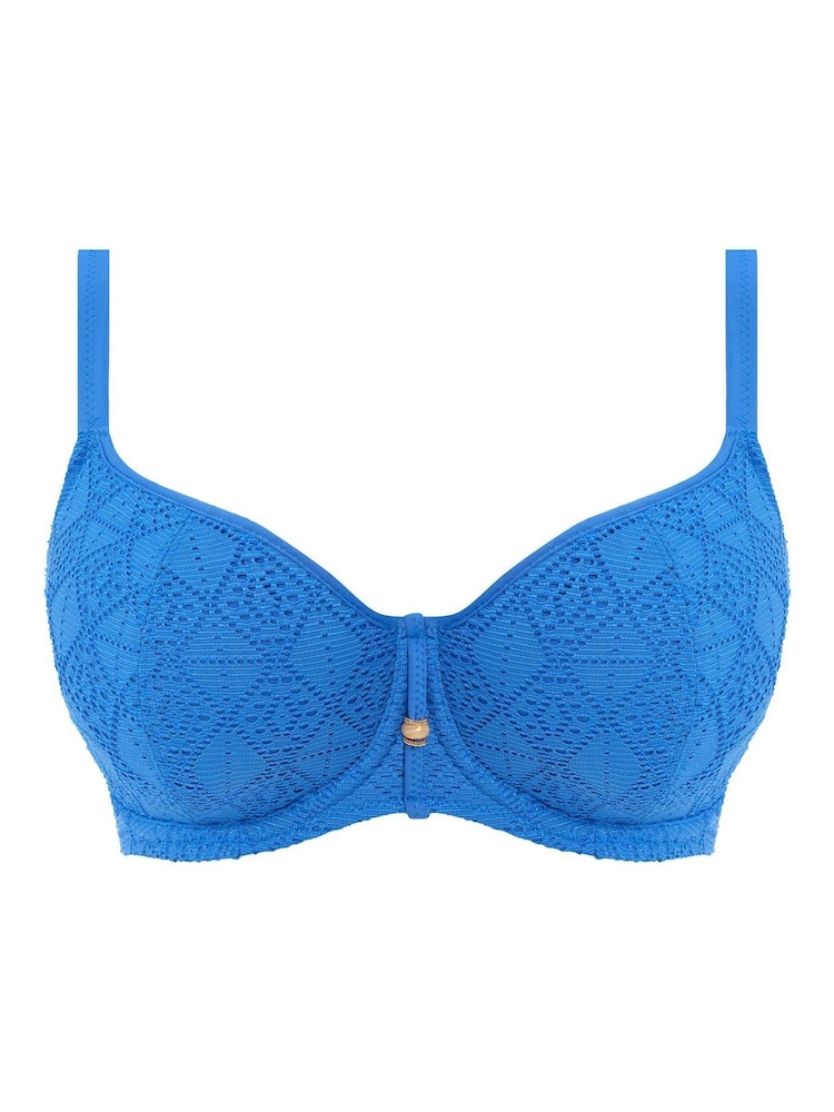 Freya Blue Atlantic Nomad Nights Underwire Sweetheart Bikini Top - Image 3 of 3