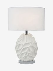 Dar Lighting White Zachary Table Lamp - Image 3 of 4