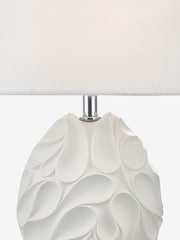 Dar Lighting White Zachary Table Lamp - Image 4 of 4
