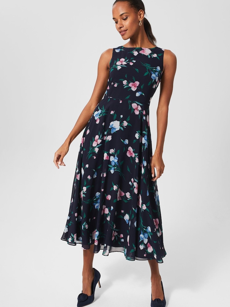Hobbs Blue Carly Dress - Image 1 of 3 Hobbs Blue Carly Dress - Image 1 of 3
