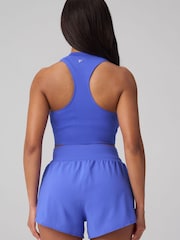 Fabletics Blue Feather Tech+ Racerback Cropped Tank - Image 2 of 2