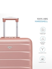 Flight Knight 56x45x25cm EasyJet Overhead 2 Wheel ABS Hard Case Cabin Carry On Hand Luggage - Image 3 of 7