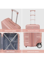 Flight Knight 56x45x25cm EasyJet Overhead 2 Wheel ABS Hard Case Cabin Carry On Hand Luggage - Image 4 of 7