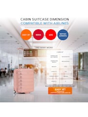 Flight Knight 56x45x25cm EasyJet Overhead 2 Wheel ABS Hard Case Cabin Carry On Hand Luggage - Image 7 of 7