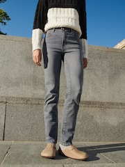 Grey Straight Leg Jeans - Image 2 of 8