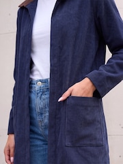 Roman Blue Petite Cord Jacket - Image 4 of 4