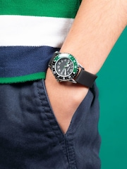 Peers Hardy Boys Black Tikkers Silicone Strap Time Teacher Watch - Image 2 of 8