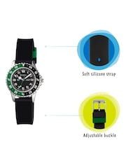 Peers Hardy Boys Black Tikkers Silicone Strap Time Teacher Watch - Image 4 of 8