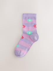 Little Bird by Jools Oliver Multi Baby Flower Socks 5 Pack - Image 4 of 8