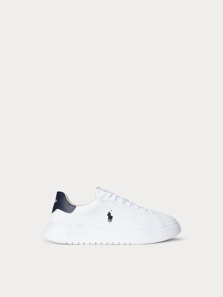 Polo Ralph Lauren White RLight Court Trainers - Image 1 of 5