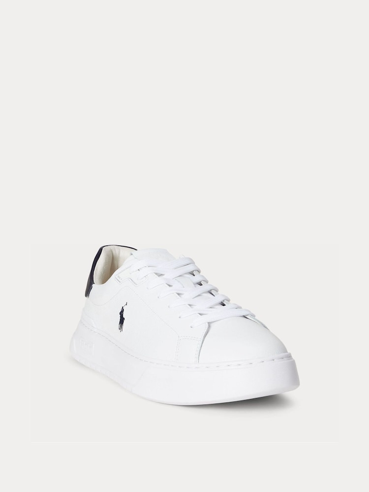 Polo Ralph Lauren White RLight Court Trainers - Image 2 of 5
