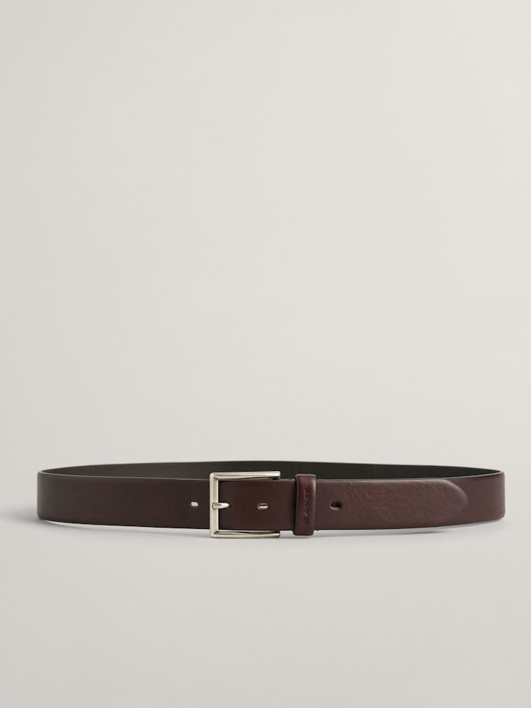 GANT Rich Brown Classic Leather Belt - Image 2 of 2
