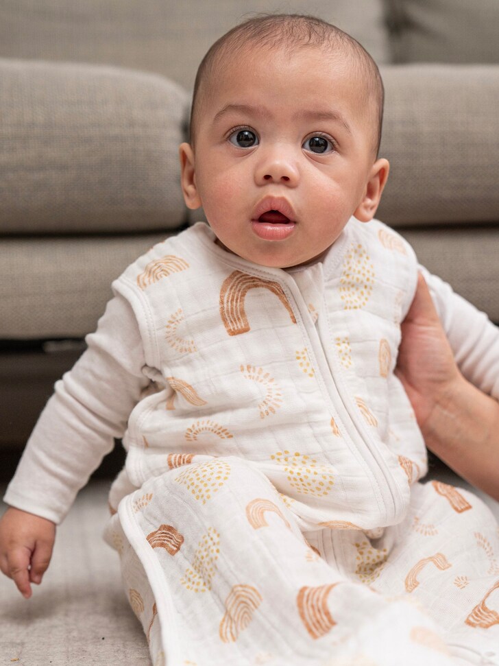 aden + anais Yellow Keep Rising 1.0 Tog Muslin Sleeping 100% Cotton Bag
