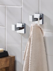 Chrome Wall Mount Hooks - Image 1 of 2