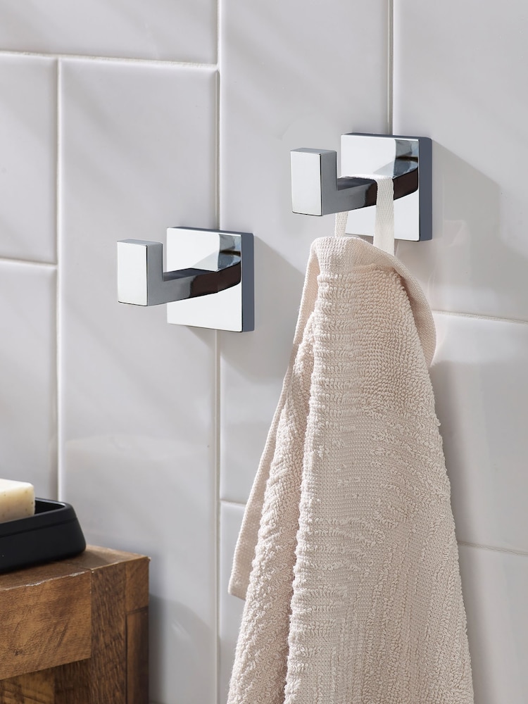Chrome Wall Mount Hooks - Image 1 of 2