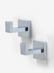 Chrome Wall Mount Hooks - Image 2 of 2