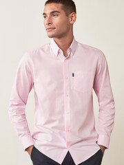 Light Pink Slim Fit Easy Iron Button Down Oxford Shirt - Image 1 of 8