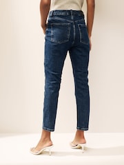 Denim Inky Blue Mom Comfort Stretch Jeans - Image 3 of 7