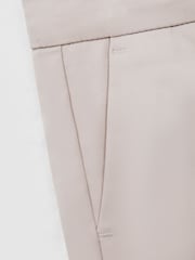 Reiss Stone Eastbury 9-14 yrs Slim Fit Tapered Chinos - Image 6 of 8