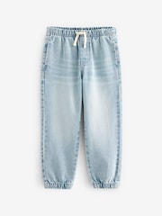 Blue 100% Cotton Lightweight Summer Beach Jeans (3-16yrs) - Image 4 of 8