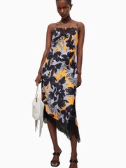 AllSaints Orange Eldia Alessandra Dress - Image 1 of 5