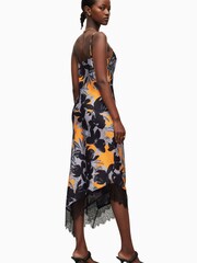 AllSaints Orange Eldia Alessandra Dress - Image 2 of 5