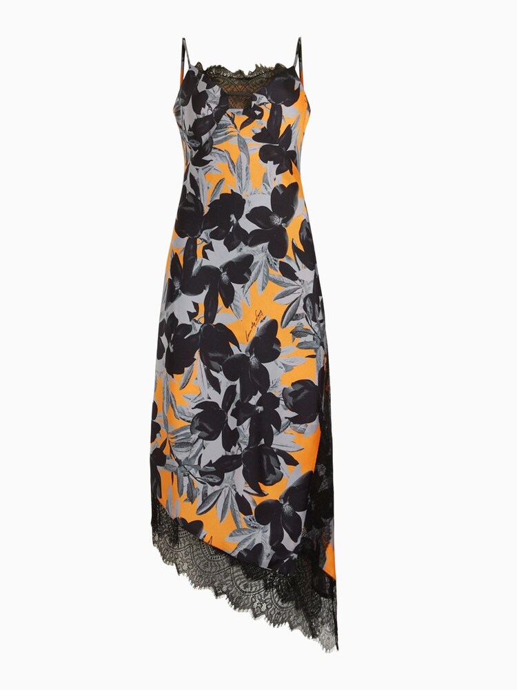AllSaints Orange Eldia Alessandra Dress - Image 5 of 5