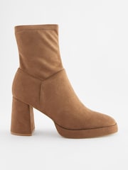 Hellbraun - Forever Comfort® Stiefeletten mit Plateausohle - Bild 5 von 9