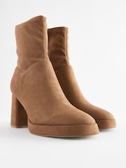 Hellbraun - Forever Comfort® Stiefeletten mit Plateausohle - Bild 8 von 9