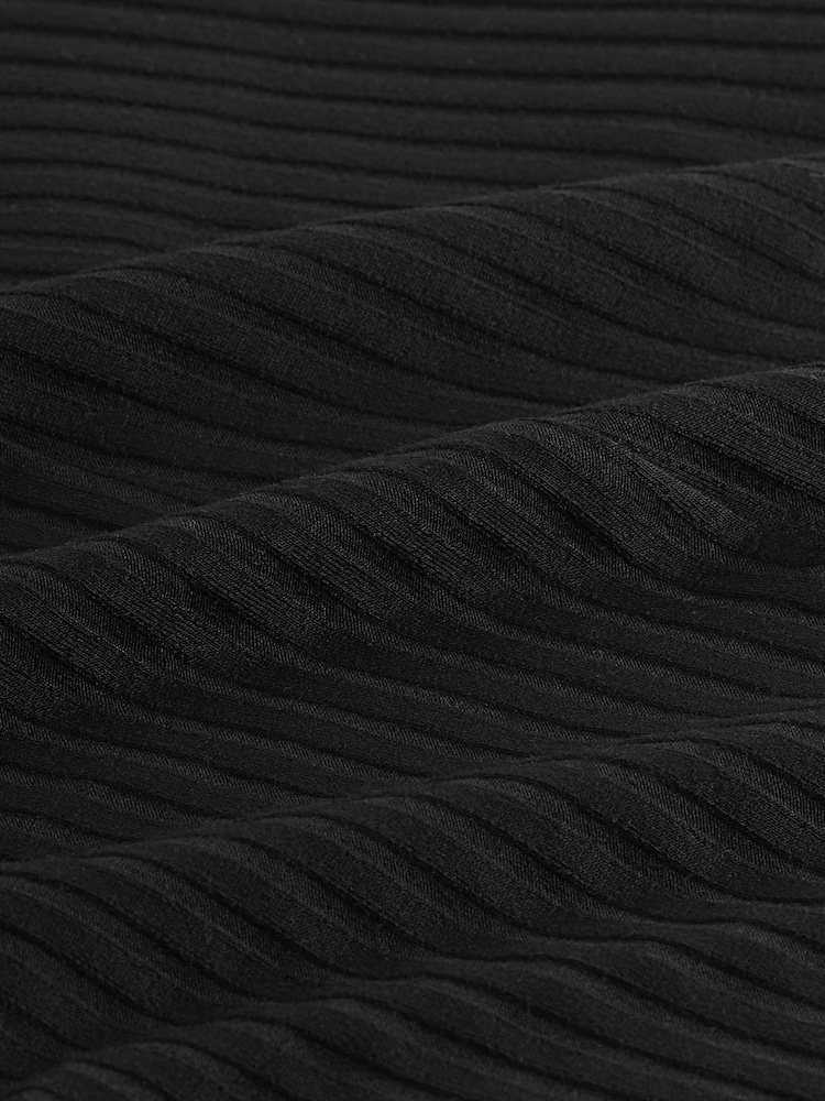 Black Bandeau Jersey Summer Dress - Image 6 of 6