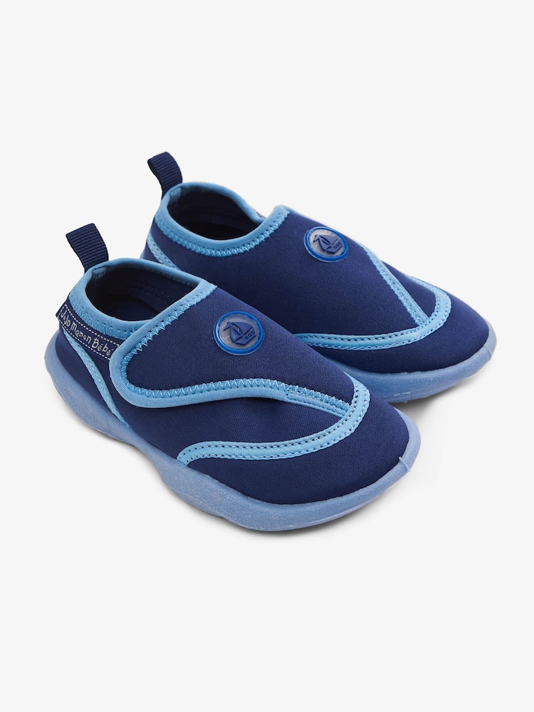 JoJo Maman Bébé Navy Beach & Swim Shoes - Image 1 of 2