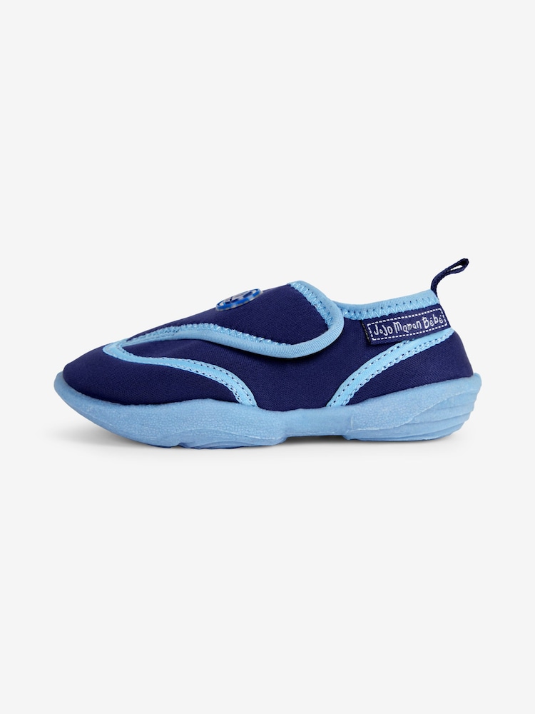 JoJo Maman Bébé Navy Beach & Swim Shoes - Image 2 of 2
