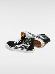 Vans Girls Sk8 Hi Black Trainers - Image 3 of 3