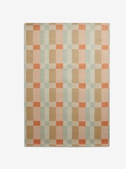 Multi Pastel Harmony Check Rug - Image 7 of 8
