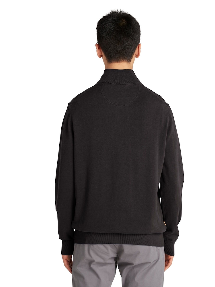Timberland Organic Cotton Quarter Zip Jumper - Image 2 of 5 Timberland Organic Cotton Quarter Zip Jumper - Image 2 of 5