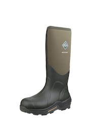 Muck Boots Brown Arctic Sport Pull On Wellington Boots - Image 3 of 6