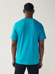 Lyle & Scott Leisure Blue Big Crew Neck T-Shirt - Image 3 of 4