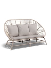 Laura Ashley Grey Garden Havana Casual Lounging Sofa Set with Seat Cushions - Image 3 of 4