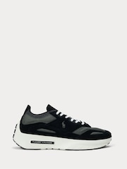 Polo Ralph Lauren Black Boerum Knit Trainers - Image 2 of 5
