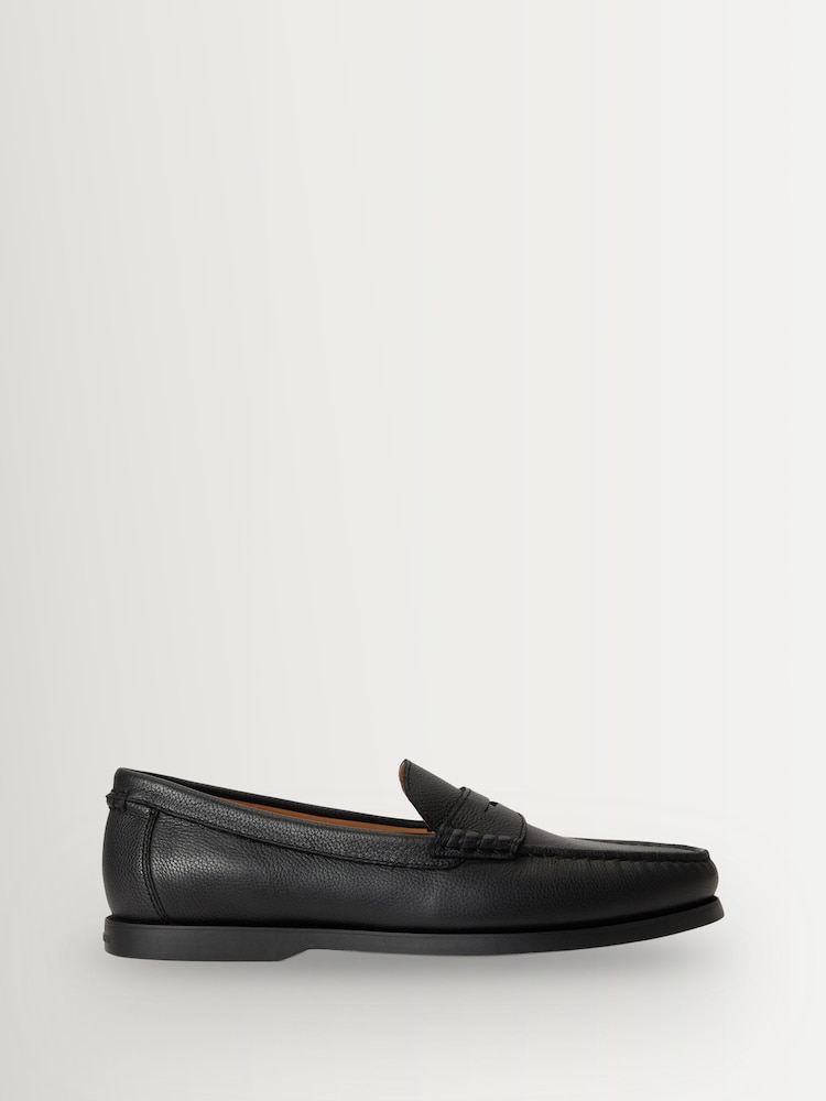 Polo Ralph Lauren Black Merton Penny Loafers - Image 1 of 4