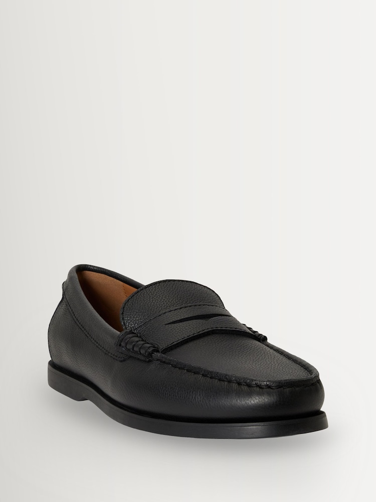Polo Ralph Lauren Black Merton Penny Loafers - Image 2 of 4