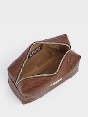 OSPREY LONDON The Nevada Leather Washbag - Image 3 of 4