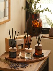 Bronx Cedarwood & Vetiver Fragranced Set Of Reed Diffuser - Image 1 of 3