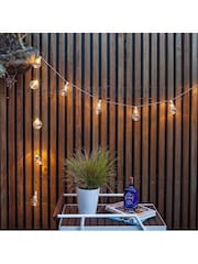 Lights4fun 10 Warm White Edison Battery Festoon Lights - Image 2 of 4