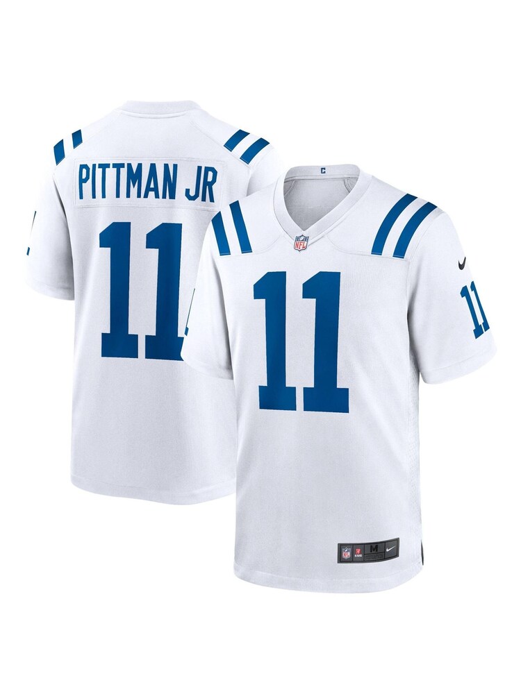 Nike White NFL Indianapolis Colts Game Road Jersey - Michael Pittman Jr. Youth - Image 1 of 3