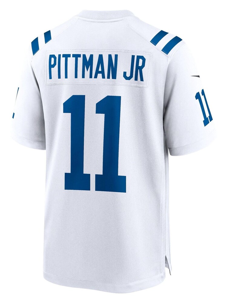 Nike White NFL Indianapolis Colts Game Road Jersey - Michael Pittman Jr. Youth - Image 3 of 3