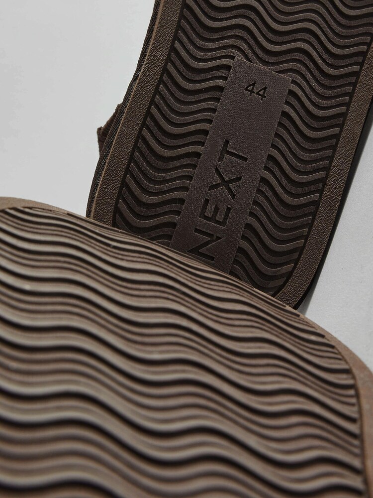 Brun - Bottines chaussons luxueuses doublées de daim en fausse fourrure - Image 4 of 5