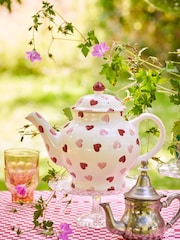 إبريق شاي 4 قلوب وردية من Emma Bridgewater - صورة 1 من 4