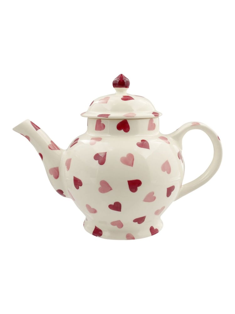 إبريق شاي 4 قلوب وردية من Emma Bridgewater - صورة 2 من 4 إبريق شاي 4 قلوب وردية من Emma Bridgewater - صورة 2 من 4