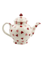 إبريق شاي 4 قلوب وردية من Emma Bridgewater - صورة 3 من 4